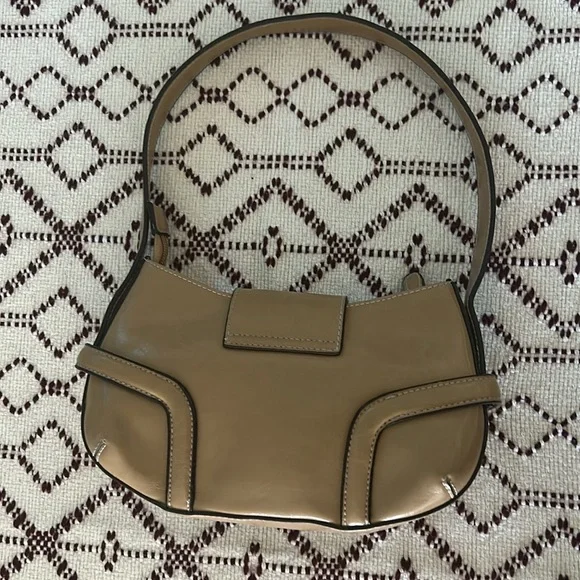 Apt.9 Faux Leather Tan Small Shoulder Bag - Picture 7 of 8